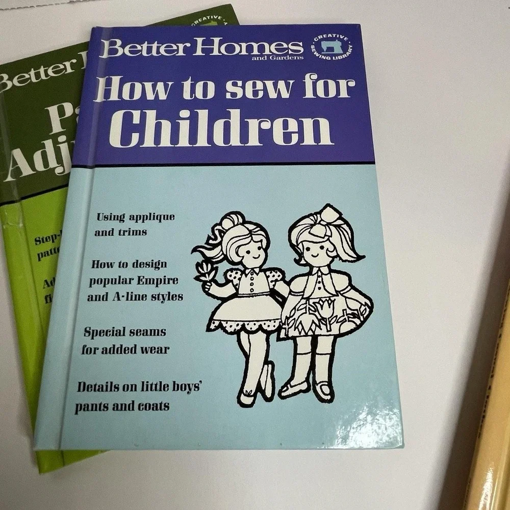 Vintage 1966 Better Homes And Gardens How To Sew Hardcover Old Book Lot 5